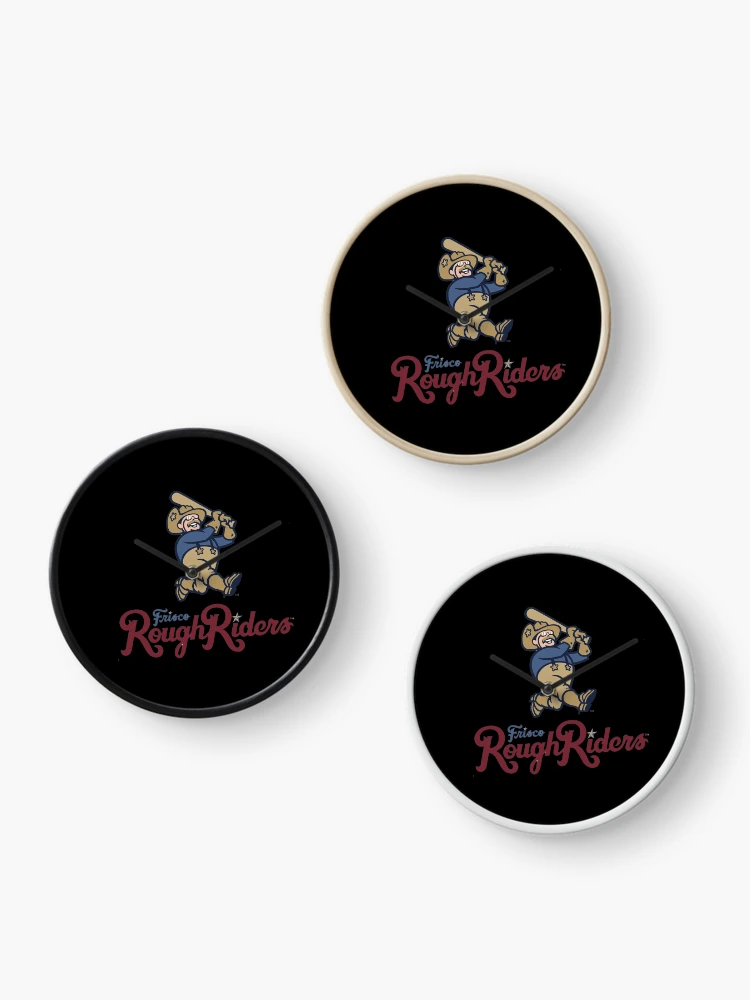 Thumbnail 3 of 4, Clock, Frisco Rough Riders Cartoon designed and sold by Twelvecloth.