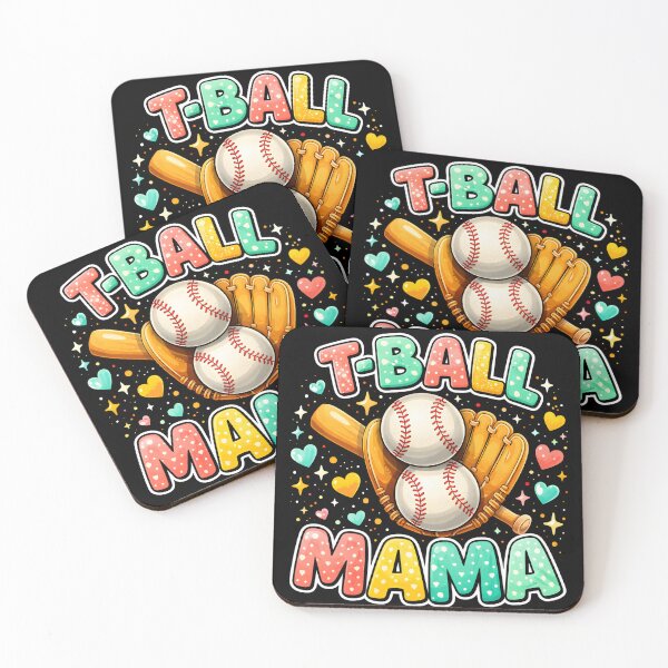 Item preview, T-Ball Mama – Cute Baseball Mom Sports designed and sold by THREE LITTLE BEANS.