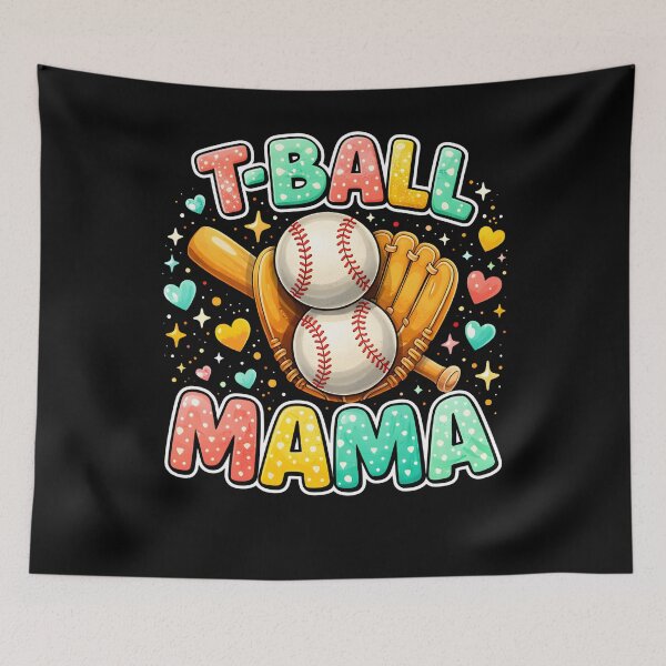 Item preview, T-Ball Mama – Cute Baseball Mom Sports designed and sold by THREE LITTLE BEANS.