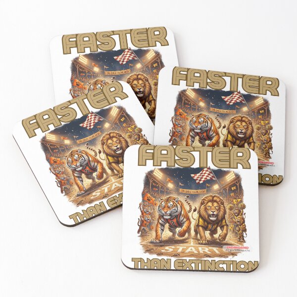 Item preview, Funny Lion Tiger Race Gift - Endangered Animal Humor - Birthday Gift Sport Lover Animal Lover Wildlife designed and sold by Nature & Moustaches.