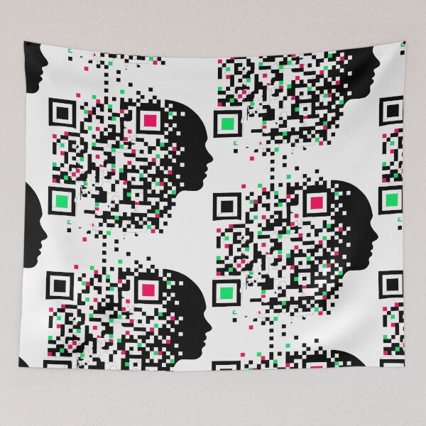 Item preview, QR code QRCODE with human head scan designed and sold by MT-Wunderland .