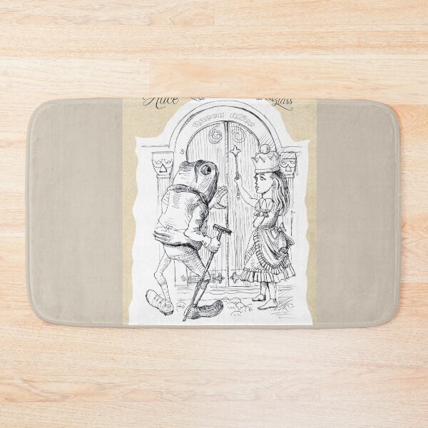 Item preview, Alice Through the Looking-Glass - Queen Alice and the Gatekeeper Frog (ink drawing by ACCI) designed and sold by VanyssaGraphics.