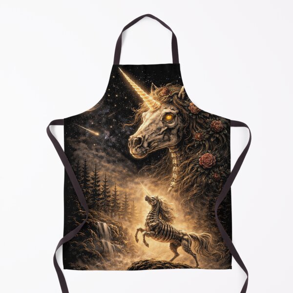 Item preview, Unicorn Howling To The Moon Halloween Vibe Unicorn Skeleton designed and sold by will freed18.
