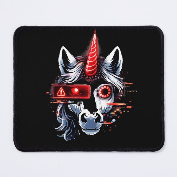 Item preview, UNICORN.exe – Rebooting | Red Glitch Unicorn Error Design designed and sold by unglaublichGut.