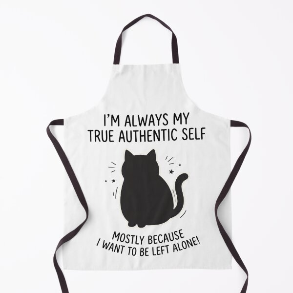 Item preview, I’m My True Authentic Self – Introvert Cat Funny Anti Social designed and sold by THREE LITTLE BEANS.