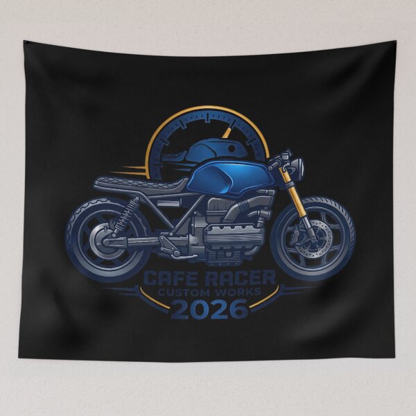 Item preview, The Cobalt Kinetic Flying Brick Cafe Racer designed and sold by MrLordFashions.