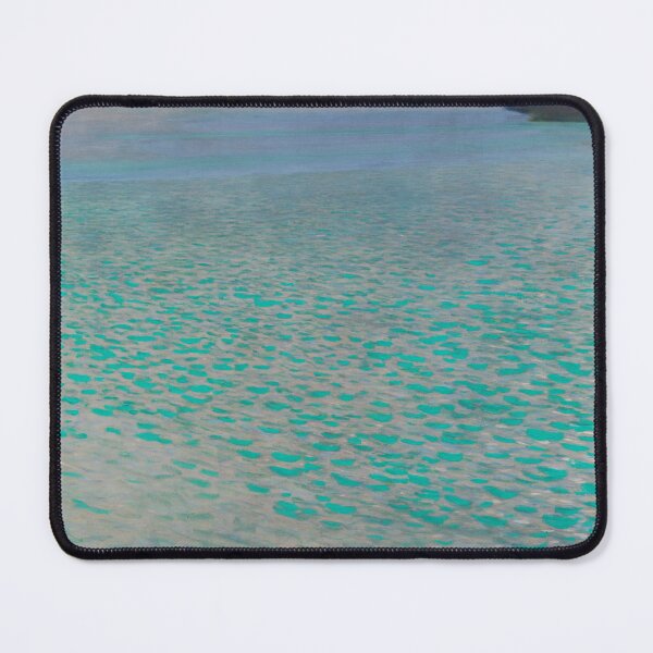Item preview, Gustav Klimt Attersee Turquoise Lake Landscape Art designed and sold by Sticker Tonic.