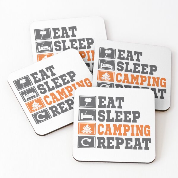 Item preview, eat, sleep, camping, repeat designed and sold by anggapajar.