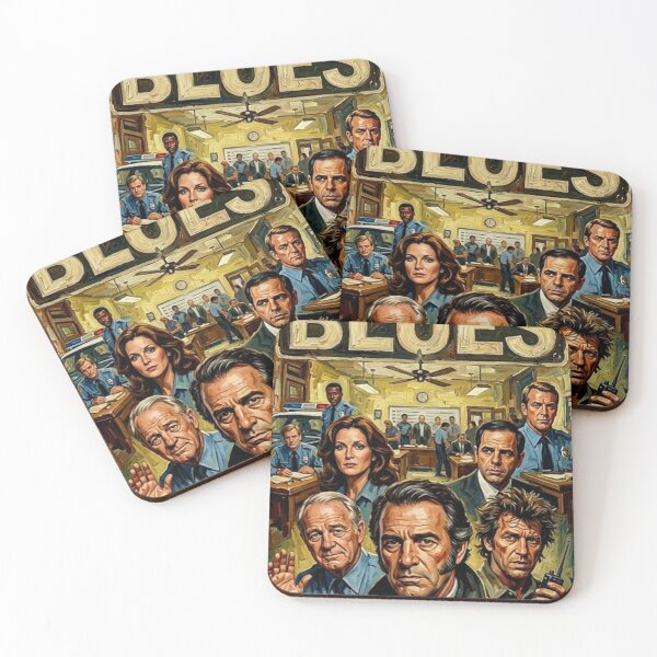 Item preview, Urban Blues: Stylized 80s Police Drama Fine Art designed and sold by Art's Diner.