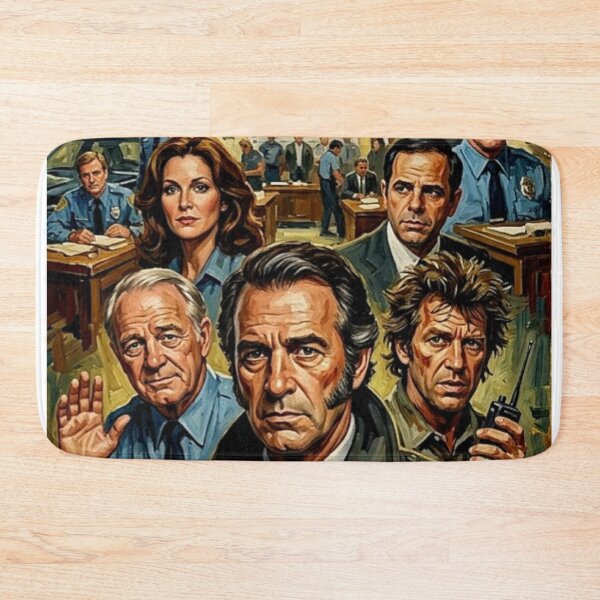Item preview, Urban Blues: Stylized 80s Police Drama Fine Art designed and sold by Art's Diner.