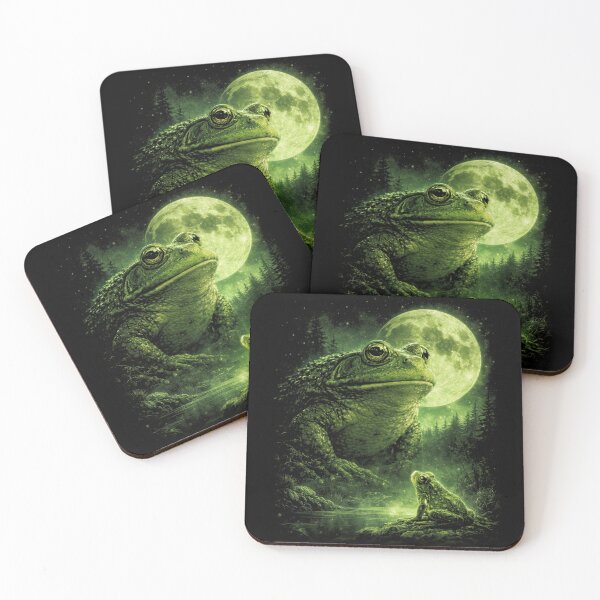 Item preview, Frog Howling to The Moon Vintage 90s Retro Frog Graphic designed and sold by will freed18.