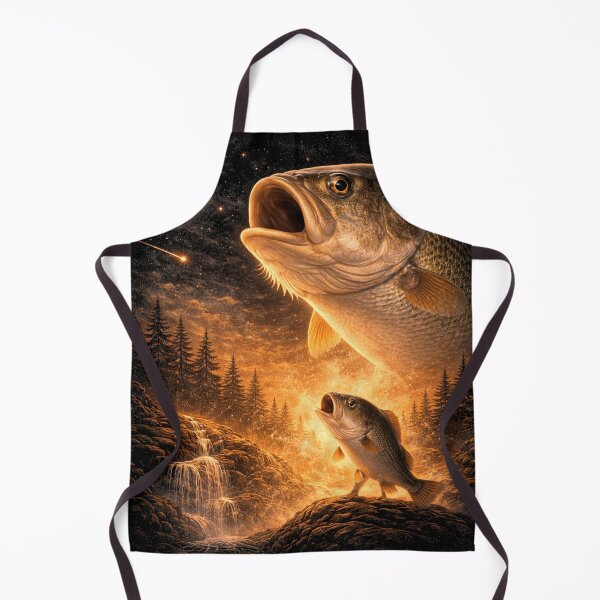 Item preview, Fish Howling to The Moon Vintage 90s Retro Fish Graphic designed and sold by will freed18.