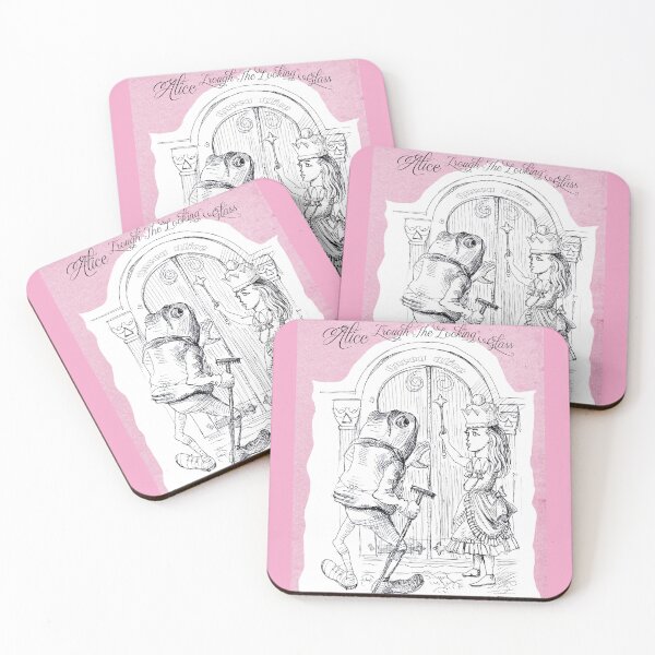 Item preview, Alice Through the Looking-Glass - Queen Alice and the Gatekeeper Frog (ink drawing by ACCI) designed and sold by VanyssaGraphics.