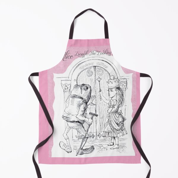 Item preview, Alice Through the Looking-Glass - Queen Alice and the Gatekeeper Frog (ink drawing by ACCI) designed and sold by VanyssaGraphics.