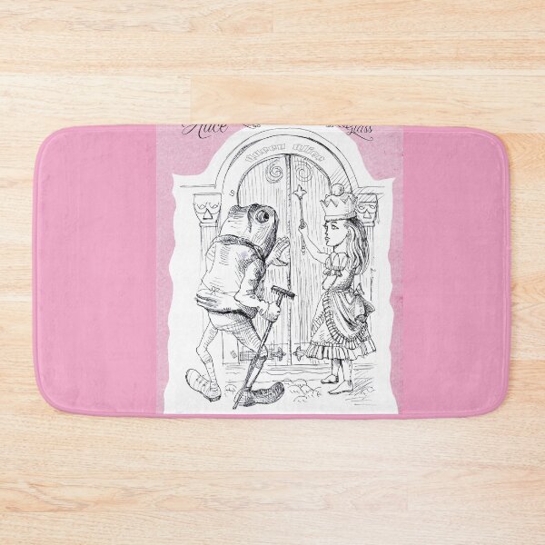 Item preview, Alice Through the Looking-Glass - Queen Alice and the Gatekeeper Frog (ink drawing by ACCI) designed and sold by VanyssaGraphics.