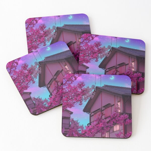 Item preview, Sakura Night House - Cherry Blossom Dream designed and sold by Inari Designs.