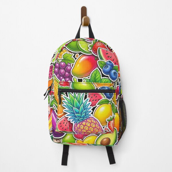 Item preview, Ultimate Fruit & Veggie Stickerbomb – Color Explosion Collage designed and sold by RH Design Lab.
