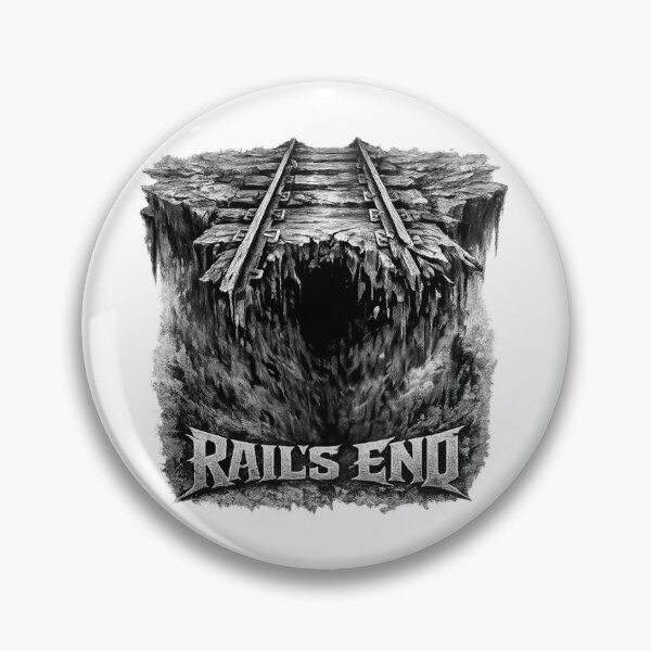 Item preview, RAIL'S END – Dark Railroad Abyss Graphic designed and sold by AleksKos.