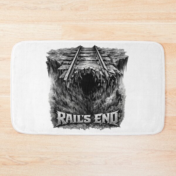 Item preview, RAIL'S END – Dark Railroad Abyss Graphic designed and sold by AleksKos.