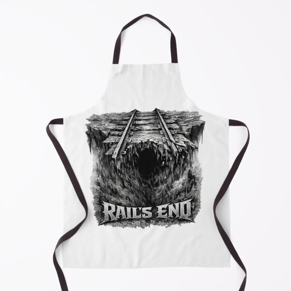 Item preview, RAIL'S END – Dark Railroad Abyss Graphic designed and sold by AleksKos.