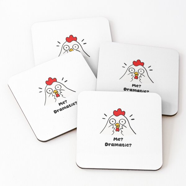 Item preview, Me? Dramatic? – Funny Chicken Meme Cute Sarcastic Design designed and sold by klebtgut.