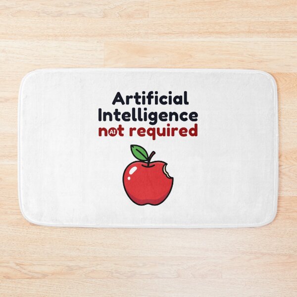 Item preview, An Apple a Day Keeps Artificial Intelligence Away! designed and sold by MPC-Mince-Pies.