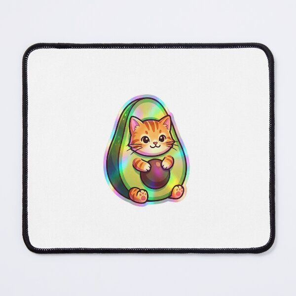 Item preview, Cute cat in avocado costume designed and sold by ParryStickers.