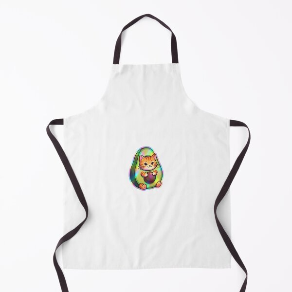 Item preview, Cute cat in avocado costume designed and sold by ParryStickers.