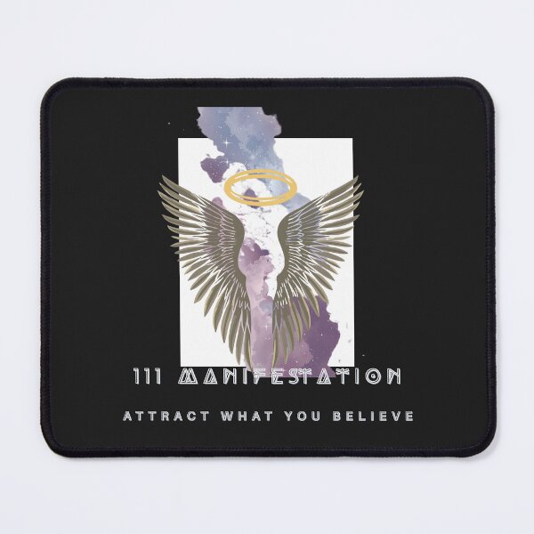 Item preview, 111 Manifestation Angel Number – Attract WHAT YOU BELIEVE Spiritual Aesthetic Typography Design designed and sold by CosmicQuietLab.