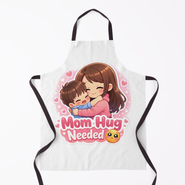 Item preview, Cute Mom Hug Needed Sticker ? | Emotional Chibi Mother Child Love | Kawaii Pink Aesthetic Sticker designed and sold by Sidra digital art 8277237.