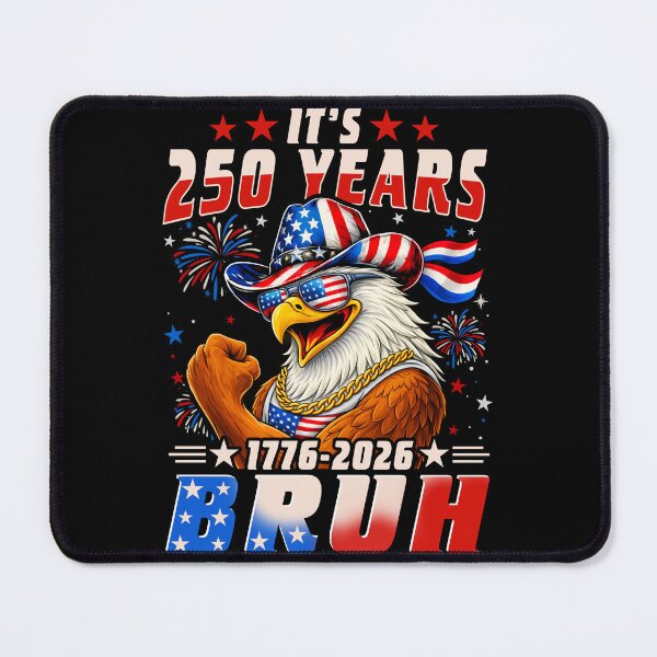 Item preview, Bruh Patriotic Eagle Flag 250 Years 1776-2026 4th of July designed and sold by schoolofbullies.