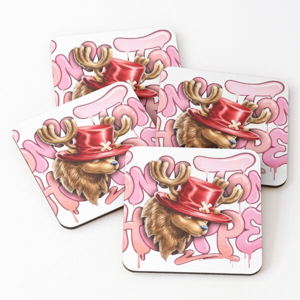 Item preview, Tony Tony Chopper Cute Pink Drip Anime Graffiti Design designed and sold by Aedition.