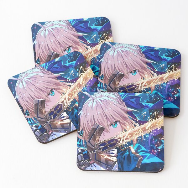 Item preview, Saber Artoria Pendragon Fate Stay Night – Excalibur Anime Knight Girl Epic Moonlight Battle designed and sold by Dyan4.