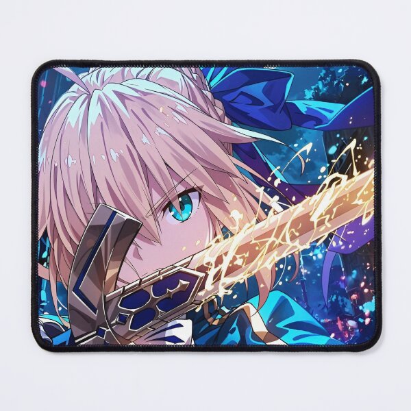 Item preview, Saber Artoria Pendragon Fate Stay Night – Excalibur Anime Knight Girl Epic Moonlight Battle designed and sold by Dyan4.