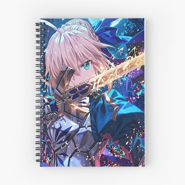 Item preview, Saber Artoria Pendragon Fate Stay Night – Excalibur Anime Knight Girl Epic Moonlight Battle designed and sold by Dyan4.