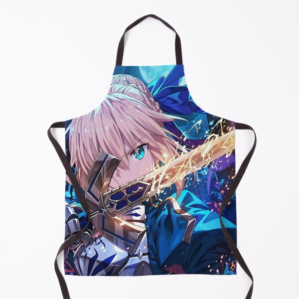 Item preview, Saber Artoria Pendragon Fate Stay Night – Excalibur Anime Knight Girl Epic Moonlight Battle designed and sold by Dyan4.