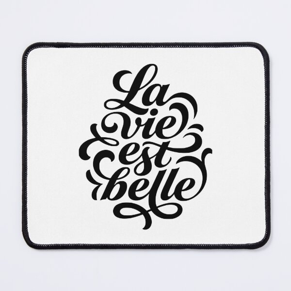 Item preview, La Vie Est Belle French Life Is Beautiful Quote designed and sold by AntiqueImages.
