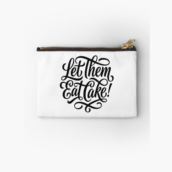 Item preview, Let Them Eat Cake Sarcastic Foodie Quote designed and sold by AntiqueImages.