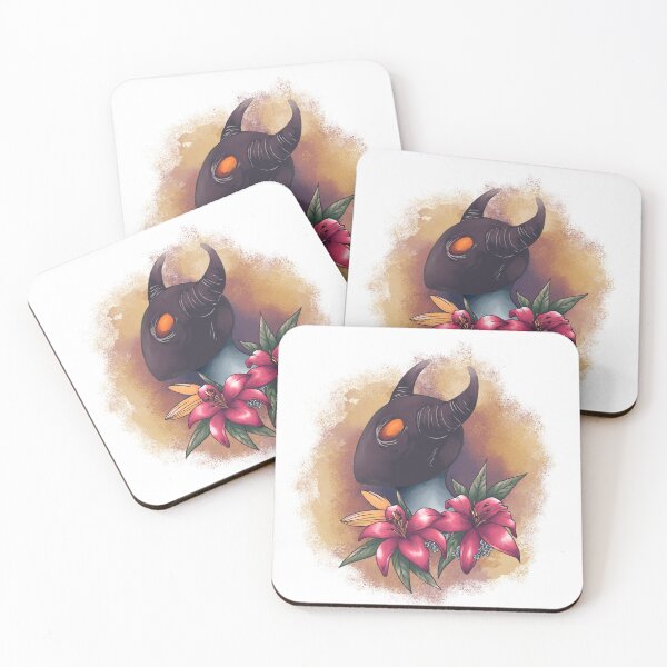 Item preview, Masked character with flowers - digital painting  designed and sold by WintherLizard.