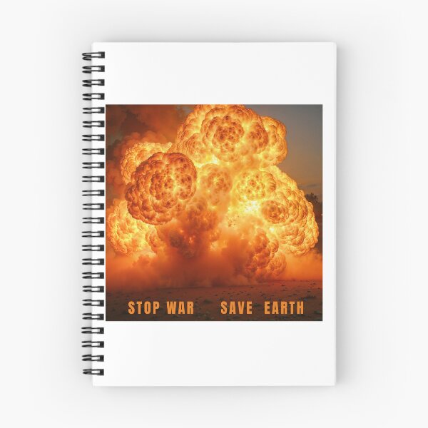 Item preview, Stop War Save Earth | Powerful Anti-War Message Art designed and sold by UrbanEchoHub.