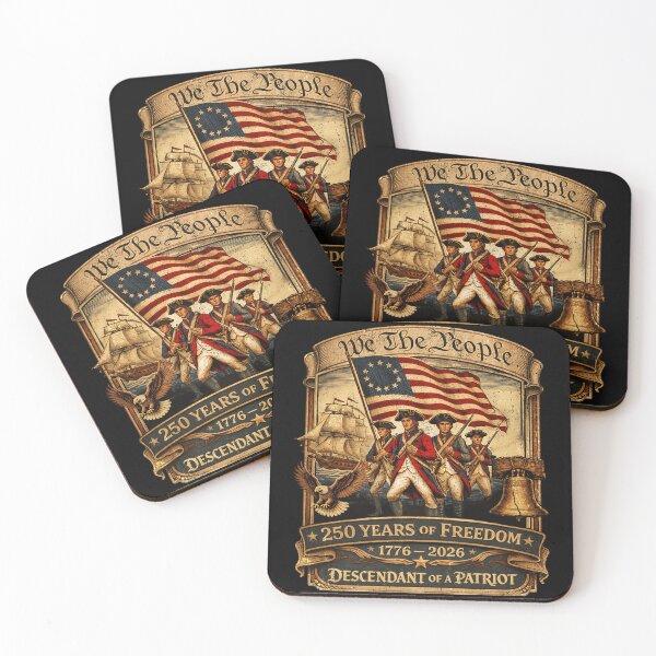 Item preview, Descendant of Patriot, 250th Anniversary USA Heritage designed and sold by schoolofbullies.