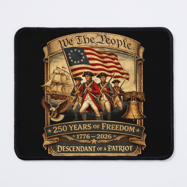 Item preview, Descendant of Patriot, 250th Anniversary USA Heritage designed and sold by schoolofbullies.