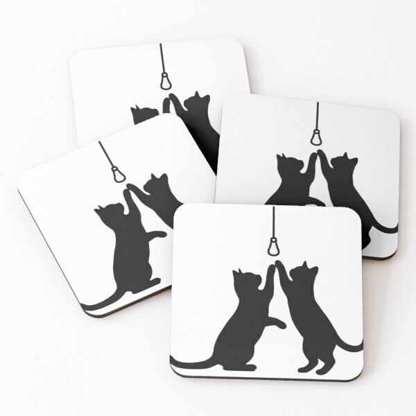 Item preview, Minimal Line Art-Playing Cat designed and sold by DinsignStudio.