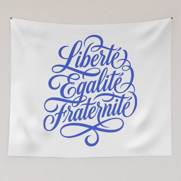 Item preview, Liberté Égalité Fraternité French Motto designed and sold by AntiqueImages.