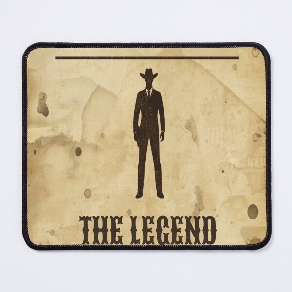 Item preview, Wanted Poster Custom Name – Be the Legend Vintage Sticker designed and sold by DzA-stickers.