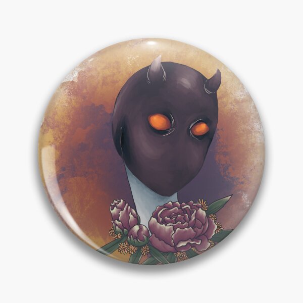 Item preview, Masked character with flowers - digital painting designed and sold by WintherLizard.