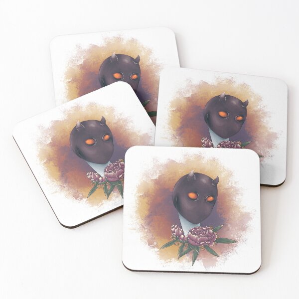 Item preview, Masked character with flowers - digital painting designed and sold by WintherLizard.