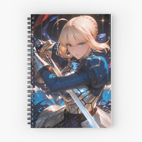 Item preview, Saber Artoria Pendragon Fate Stay Night – Excalibur Anime Knight Girl Epic Battle Pose designed and sold by Dyan4.