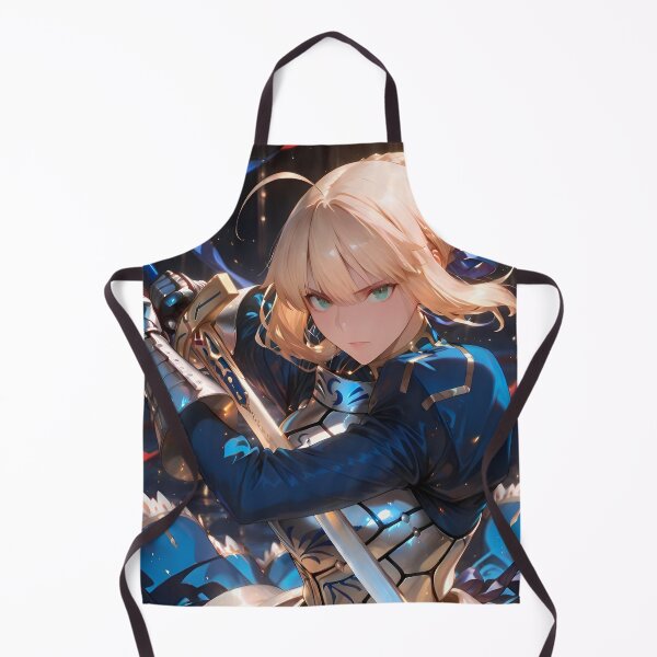 Item preview, Saber Artoria Pendragon Fate Stay Night – Excalibur Anime Knight Girl Epic Battle Pose designed and sold by Dyan4.