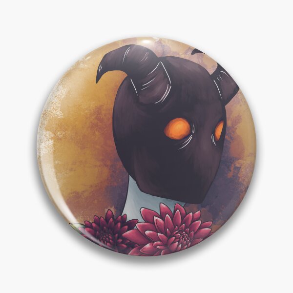 Item preview, Masked character with flowers - digital painting designed and sold by WintherLizard.